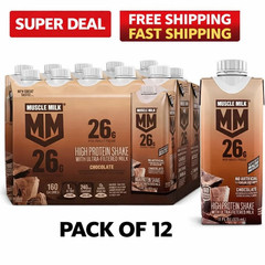 26G High Protein Shake, Chocolate, Ultra- Filtered Milk 11 Fl Oz, 12 Pack