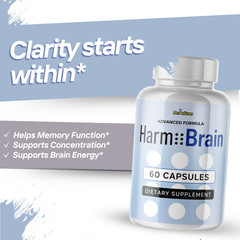 Harm Brain- Brain Support- 60 Capsules