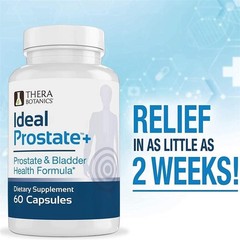 Advanced Men’s Prostate Support by Ideal Prostate Plus with Saw Palmetto, Lycope