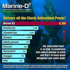 Marine Essentials | Marine-D3 | Anti-Aging | Omega-3 | 6 Bottles (360 Capsules)