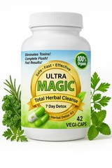 Ultra Magic Detox 7-Day Herbal Cleanse & System Flush 42 Vegi-Caps