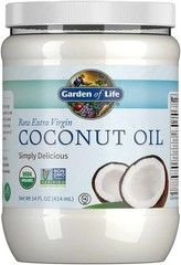Garden of Life Organic Extra Virgin Coconut Oil Unrefined Plant Based 14 oz