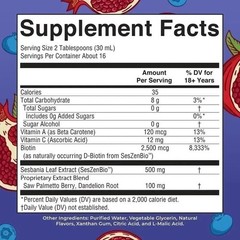 Mary Ruth’s Daily Liquid Hair Formula Supplement Blueberry Pomegranate Flavor
