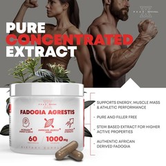 LUXRY NEW Peak Revival-X Fadogia Agrestis 1000mg Per Serving Supplement