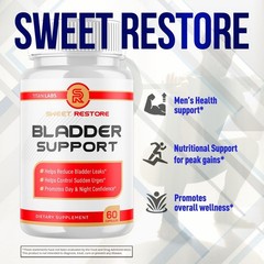 (2 Pack) Sweet Restore Bladder Control Prostate & Bladder Support Formula 120 Ct