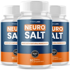 (3 Pack) Neuro Salt Nootropic All Natural Brain Supplement NeuroSalt 180 Capsule