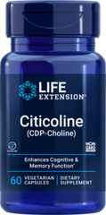 Citicoline 250mg 60 Caps Life Extension Non GMO – CDP Choline