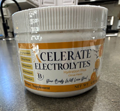 Beneve Xcelerate Electrolytes Hydration Plus Citrus Powder 6 oz