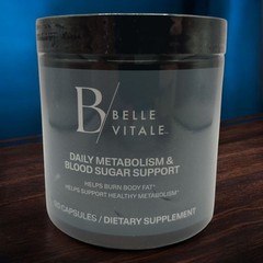 Belle Vitale Daily Metabolism Blood Sugar Support 120 Capsules 10/2026
