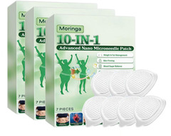 Berberine 10 in 1 Loss Nano Microneedle Patch Weight Advanced 7 count Moringa.