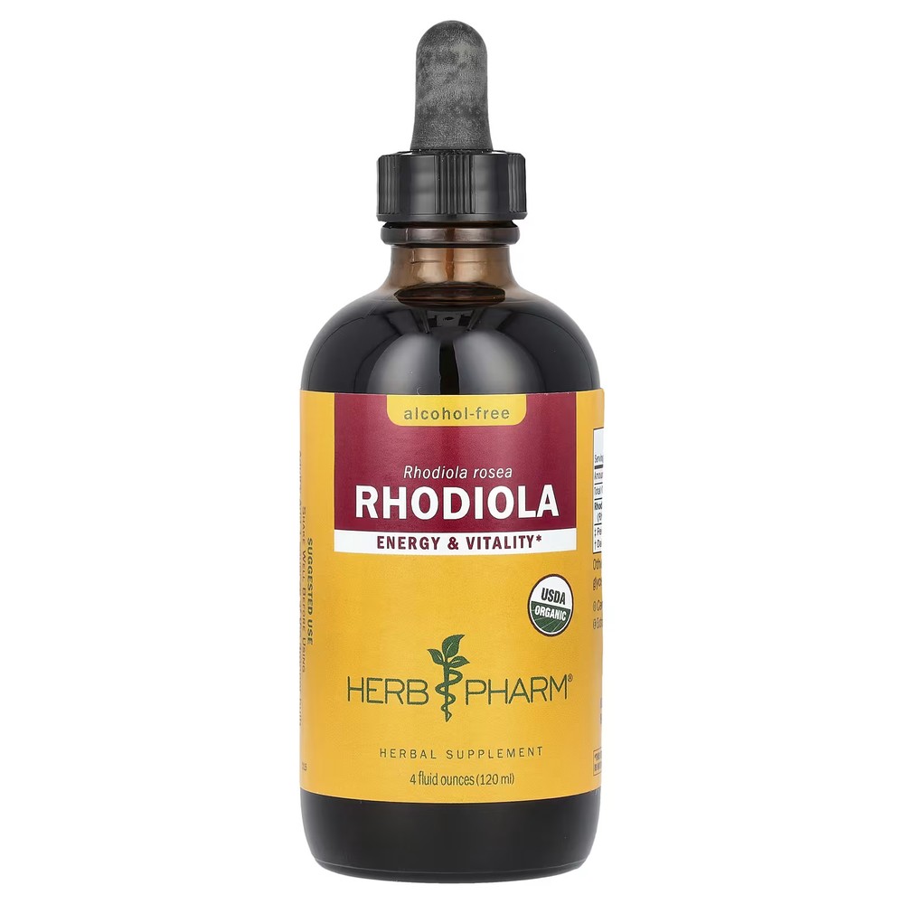 2 X Herb Pharm, Rhodiola, Alcohol-Free, 838 mg, 4 fl oz (120 ml)-Worldwide