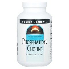 2 X Source Naturals, Phosphatidyl Choline, 420 mg, 180 Softgels