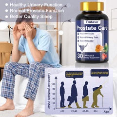 (2 Pack) Prostate Support – Reduce Frequent Urination, Stamina supplement 60ct