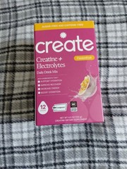 create Creatine + Electrolytes Daily Drink Mix Passionfruit 12 Sticks 5g