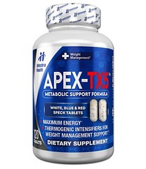 APEX TX5 Diet Pills with Peak Energy 120 White/Blue Tablets