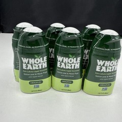 (FRESH 2027) Whole Earth Stevia & Monk Fruit Liquid Sweetener, 1.62 Fl Oz Pk 6
