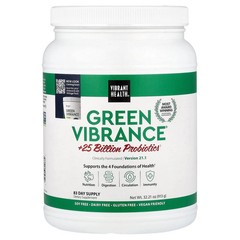 2 X Vibrant Health, Green Vibrance� +25 Billion Probiotics, Version 21.0, 32.21