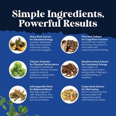 Black Maca Root Capsules for Men – Herbal Testosterone Supplement