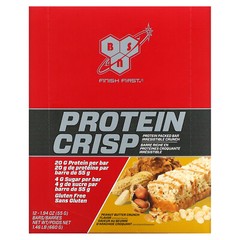 Protein Crisp, Peanut Butter Crunch, 12 Bars, 1.94 oz (55 g) Each