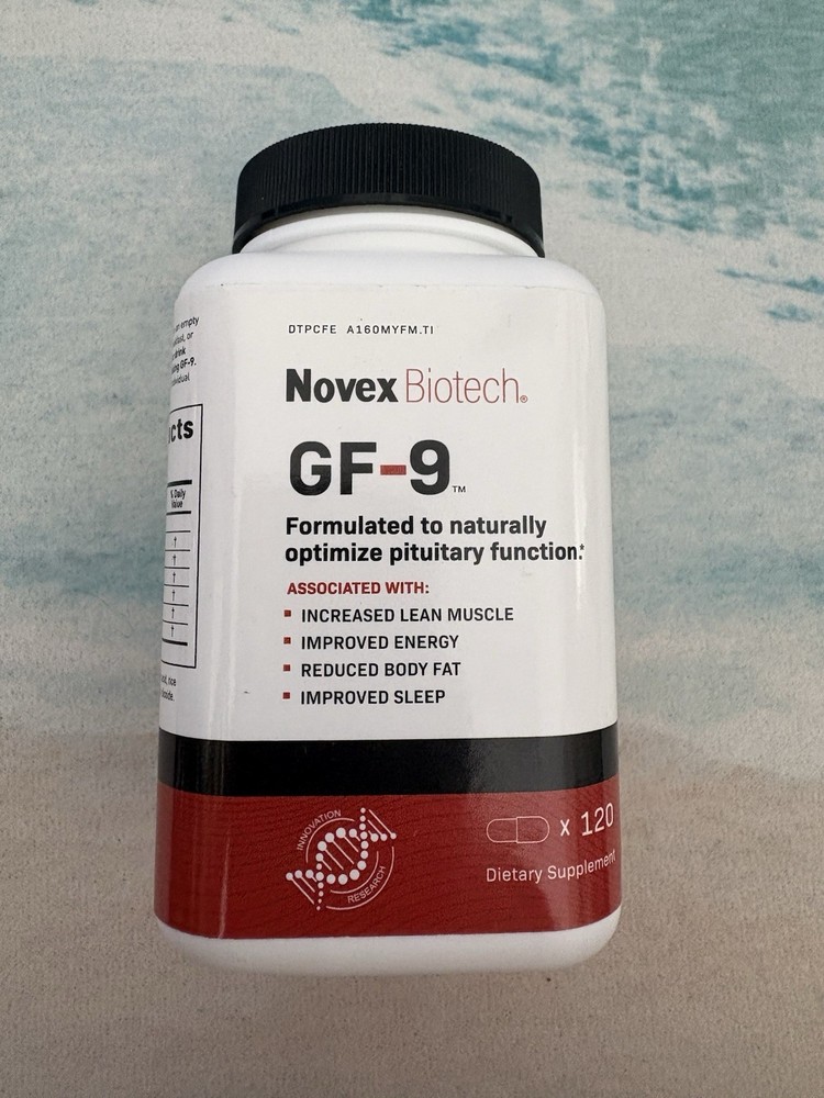 Novex Biotech GF-9 Dietary Supplement – 120 Capsules EXP: 08/2026