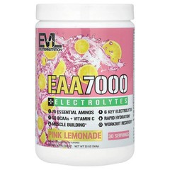 2 X EVLution Nutrition, EAA 7000 + Electrolytes, Pink Lemonade, 13 oz (369 g)