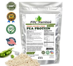 2 PACKS Organic Pea Protein Powder – Vegan -NON-GMO TOTAL 4.4lb
