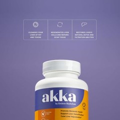 AKKA Premium Liver Cleanse Gut Health Detox Repair with Milk Thistle Superbiotic