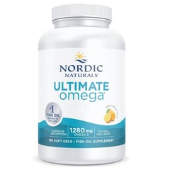 Nordic Naturals Ultimate Omega-3 1280mg with EPA & DHA Lemon Flavour 180Softgels