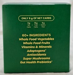 Gruns Adults Super Greens Gummies Multivitamin Superfood Gummy Bears 35 Packs