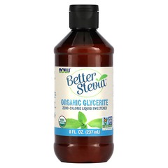 Now Foods Better Stevia Liquid Sweetener Glycerite 8 fl oz 237 ml Alcohol-Free,