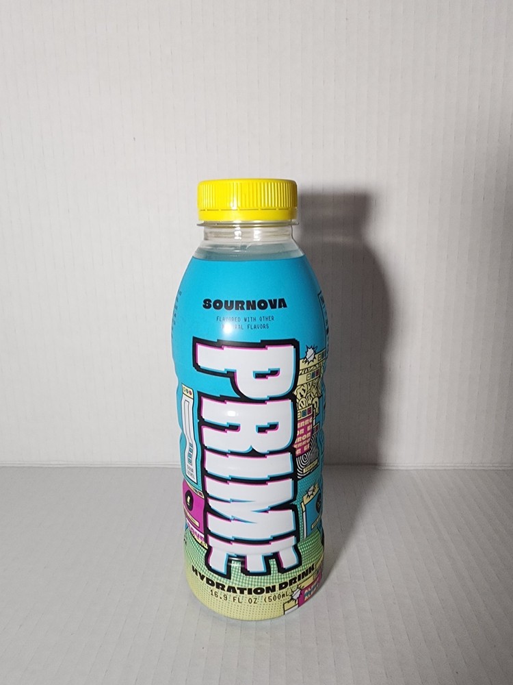 Limited Edition PRIME SOURNOVA Hydration Drink 16.9 fl oz Brand New KSI•PAUL