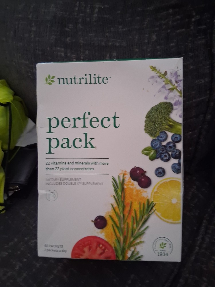 Wow😱😨AMWAY NUTRILITE Perfect Pack – 60 Packets (30 AM and 30 PM) EXP 4/2027
