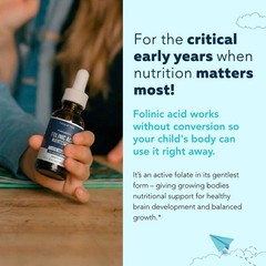 Organic Folinicactive Kids – Folinic Acid + B12, B6 & B2 Cofactors – Gentle Meth