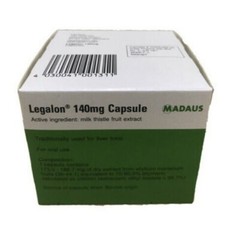 LEGALON 140mg by Madaus Germany Traditionally used for liver 100 Capsules
