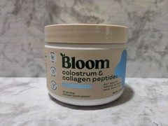 Bloom Colostrum & Collagen Peptides Unflavored 25 Servings 4.16 OZ 1/2027