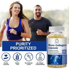 Collagen Bone Support 120 Softgels Hydrolyzate Skin Hair Nail Joint Support