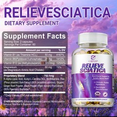 Relieve Sciatica Capsules – Hip Joint Sciatica Pain Relief & Inflammatory