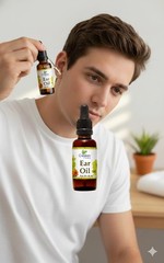 Creation Farm Ear Oil Drops with Mullein, Calendula, 1.01 Fl Oz (Pack of 1)