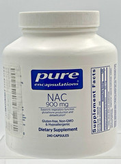 Pure Encapsulations NAC 900mg 240 Capsules N-Acetyl Cysteine Supplement EXP02/28