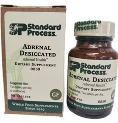 Standard Process Adrenal Desiccated – 90 Tabs. Exp 3/29. Fast/Fresh