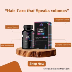 HAIR.BIOTIC HairBiotic Hair Growth Support 30 Veg Tablets