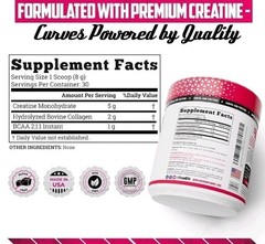 Old School Labs Creatine Monohydrate for Women 240g 8.46oz Unflavored Powder New