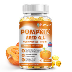 Saw Palmetto 3000mg 120 Caps and Pumpkin Gluten Free/No Soy/No Preservatives