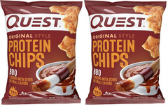 Quest Nutrition BBQ Protein Chips, 19G Protein, 4G Net Carb, Low Carb, Gluten Fr