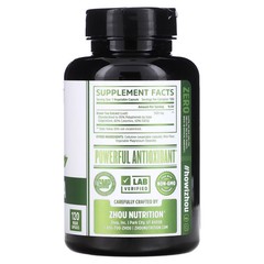 2 X Zhou Nutrition, Green Tea Extract, 120 Veggie Capsules-worldwide