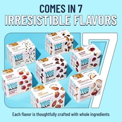 YES Nut Bars – Six Flavor Variety Pack – Soft Chewy Healthy Snack Bars Made w…