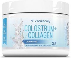Colostrum & Hydrolyzed Collagen Supplement Gut & Immune Support Unflavored