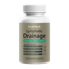 “1 Lymphatic Bottles, 60 Capsules per Bottle, Sculptique 3 Drainage Supplement”