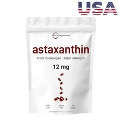 2 Pack | Astaxanthin 12mg, 120 Softgels, 4 Month Supply NEW