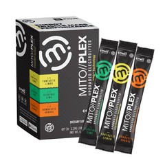 PRUVIT MITOPLEX UPGRADED ELECTROLYTES 12 PACKETS 10 ORANGE 2 ORANGE AND 3 LIME